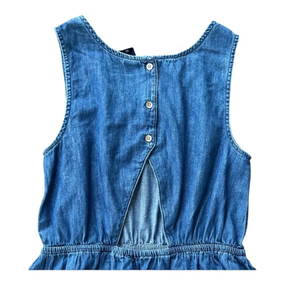 Gap Kids Girls Denim Chambray Ombré Dress.